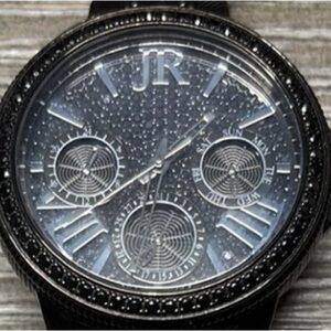 Judith Ripka Black Diamonique Watch